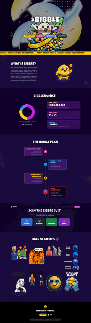 Bibble Memecoin Template