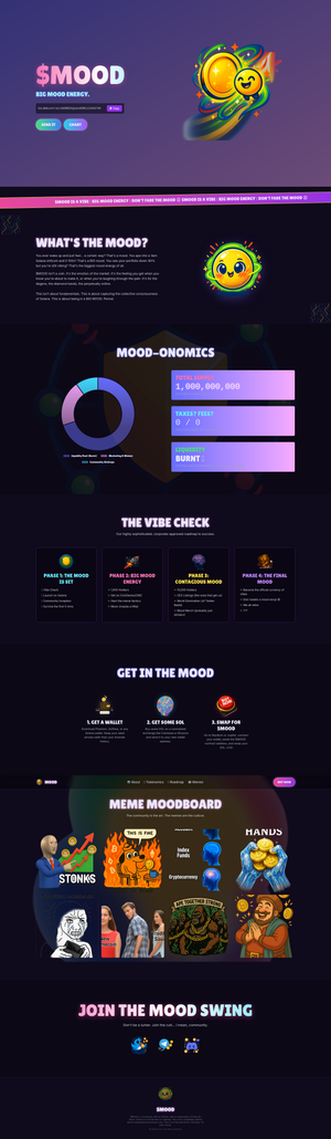 Mood Coin: Solana Vibe Template