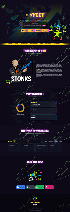 Yeet ($YEET) - Throwing Money At Charts