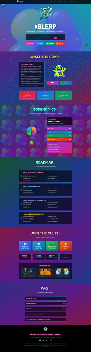 BLERP: Meaningless Word, Meaningful Gains!