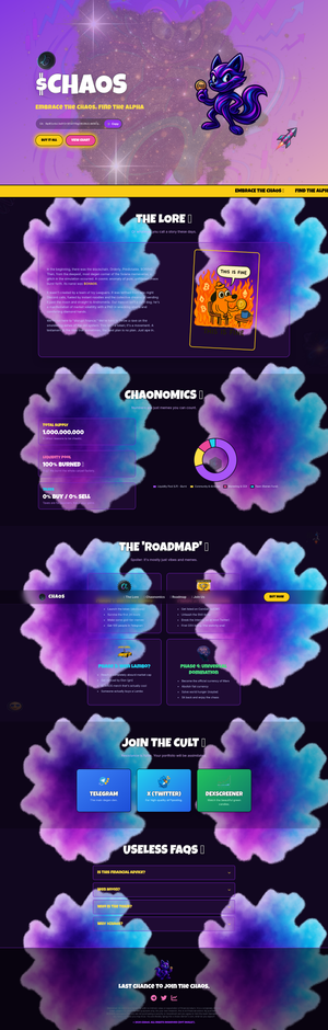 Chaos ($CHAOS) FOX - Embrace the Chaos, Find the Alpha