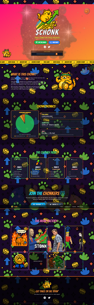 Chonk ($CHONK) - Thicc Gains Meme Coin Template