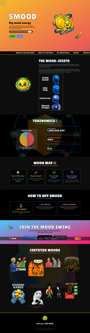 $MOOD - Big Mood Energy Memecoin Template