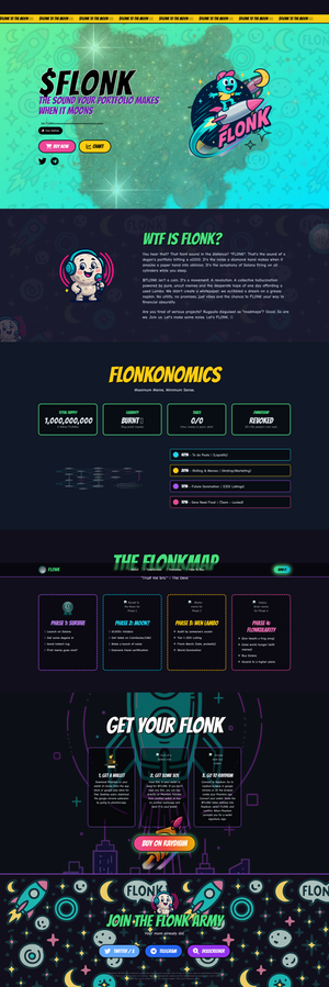 FLONK: The Solana Meme Frog